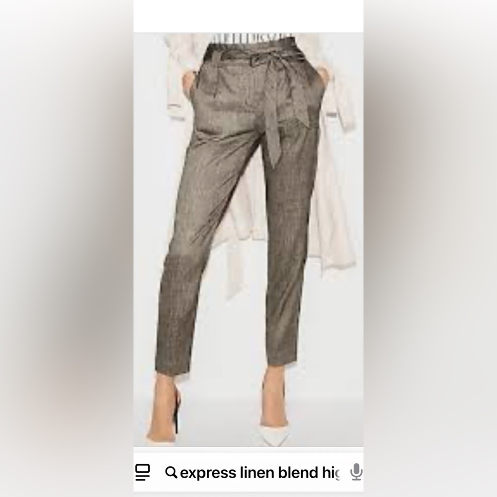 Express Brown Ankle Pants